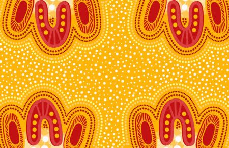 Aboriginal dot background design