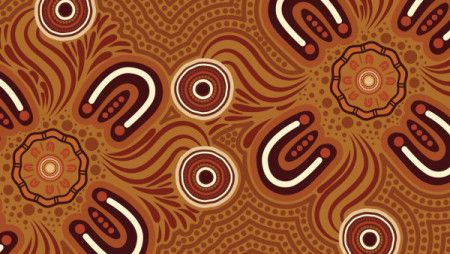 Aboriginal style of art - Illustration