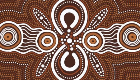 Aboriginal Dot Australian Artwork - Vector