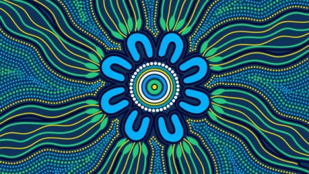 Aboriginal artwork - vector