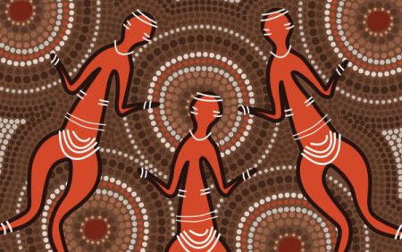 Aboriginal Australian Painting - Vector