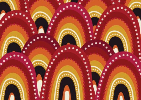 Aboriginal style of seamless pattern design