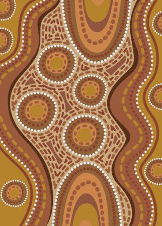 Vector Aboriginal Design Background