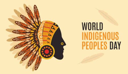 Indigenous Peoples Day Vector Poster