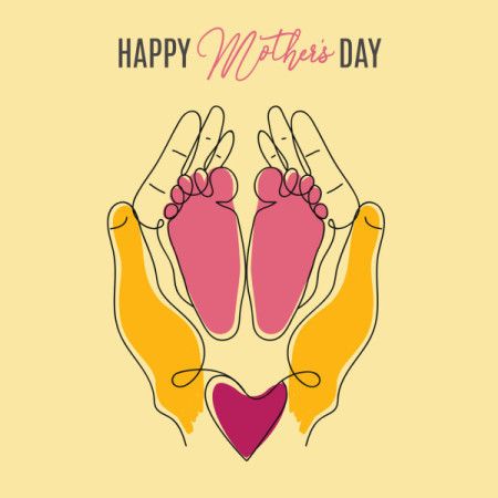 Baby Holding Mother's Hand Background - Download Graphics & Vectors