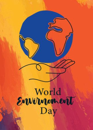 Premium Vector | Watercolor world environment day icons