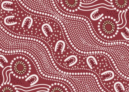 Dot design aboriginal vector background