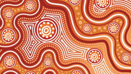 Vector Aboriginal Design Background
