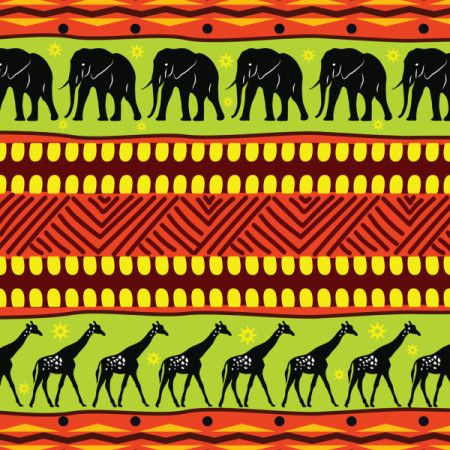 African Seamless Pattern - Vector