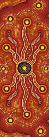 Aboriginal vector dot artwork