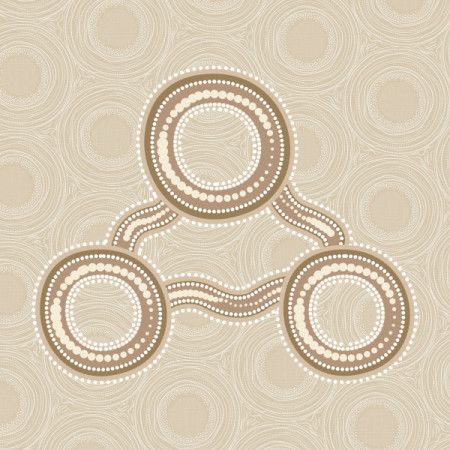 Australian Aboriginal Dot Connection Concept Art