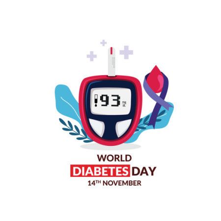 World Diabetes Day Banner Illustration