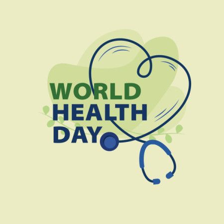 World health day vector background