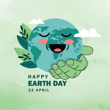 Mother earth day vector background