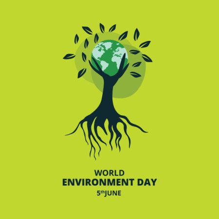 World Environment Day Graphic Illustration.