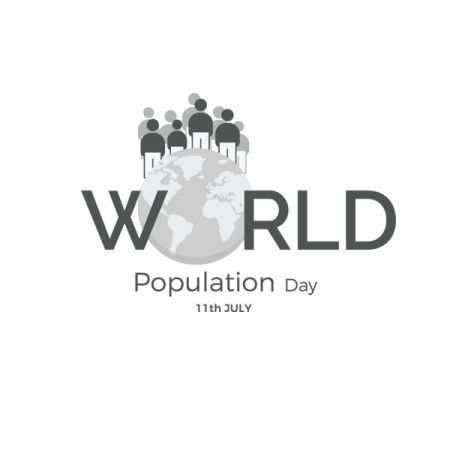 Drawing for the poster of world population