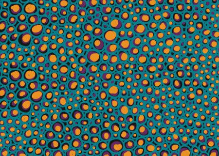 A dot patterns in the style of aboriginal art - Vector