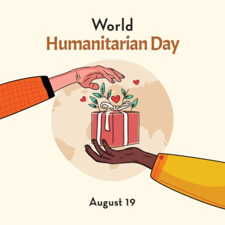 Drawing for international day of humanitarians