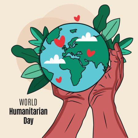 Graphic for global humanitarian day