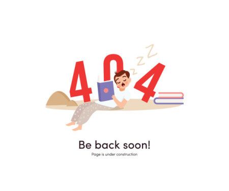 Vector-based design of error 404 page layout