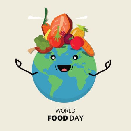 A Drawing Celebrating World Food Day