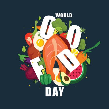 A Food Graphic Illustration For World Food Day