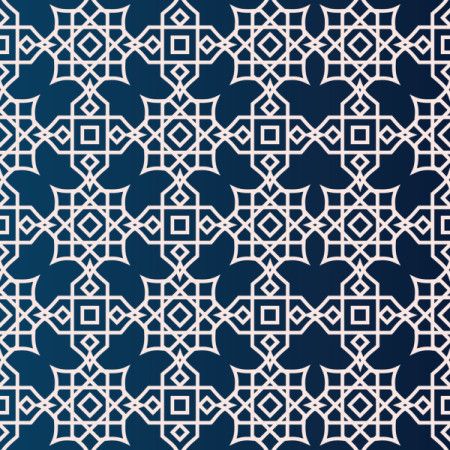 Arabesque style pattern vector background