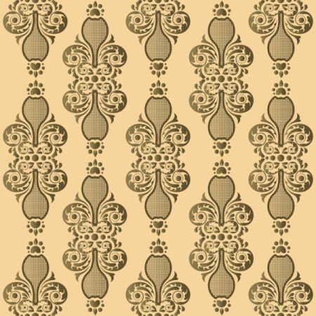 Vector background design with decorative damask