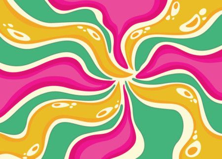 Vector groovy print background