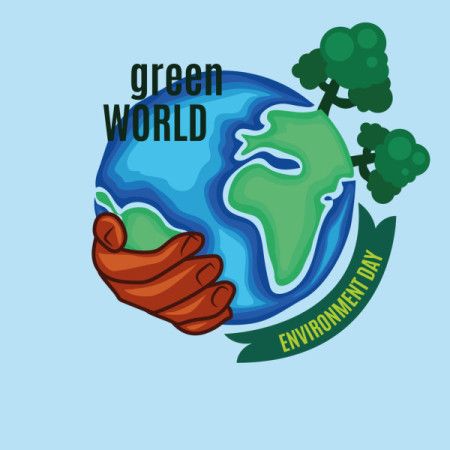 Graphic Representation For World Environment Day