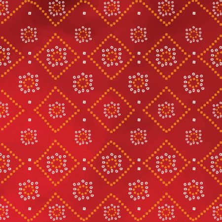 Red Seamless Bandhani Pattern Background