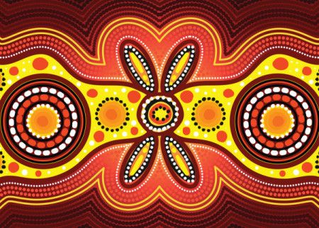 Vector designs highlighting the beauty of traditional Aboriginal dot painting