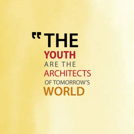 Quote background for International Youth Day