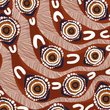 An artwork that celebrates the intricacies of Aboriginal dot designs