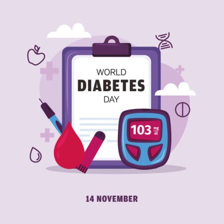 A visual design created for World Diabetes Day