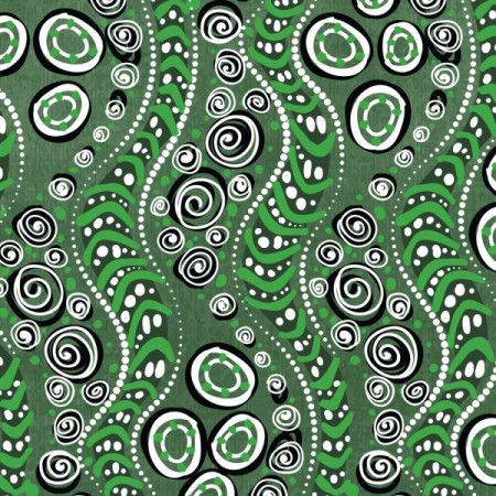 Design of the background in a vector format with Aboriginal dot art styling