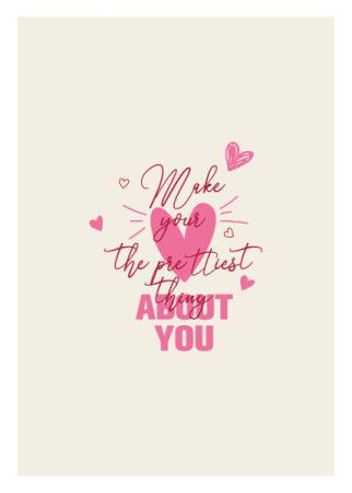 Quote graphic design for valentine's day