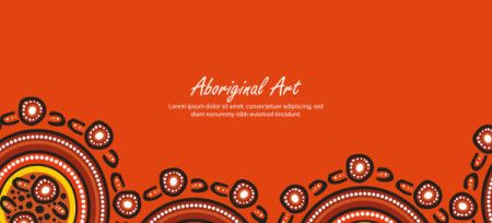 Aboriginal dot art featured on a banner