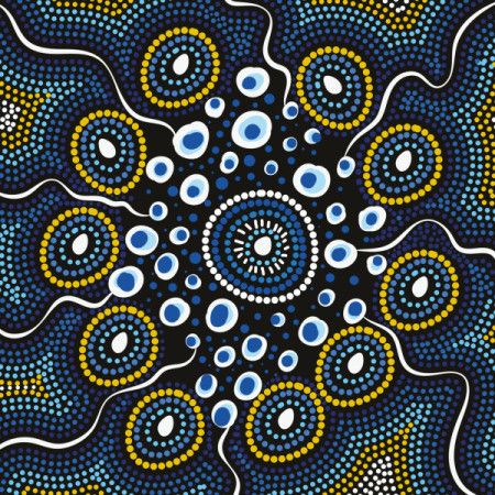 Dot-Inspired Digital Art Using Traditional Painting Techniques
