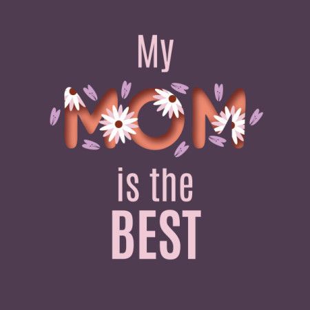 Mother’s Day themed card artwork