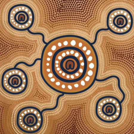 Connected Communities in Aboriginal Dot Art