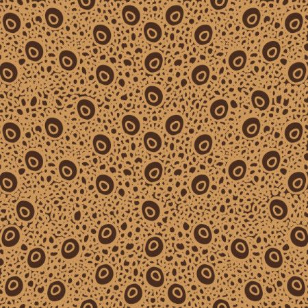 Dot clusters and concentric circles patterns background.