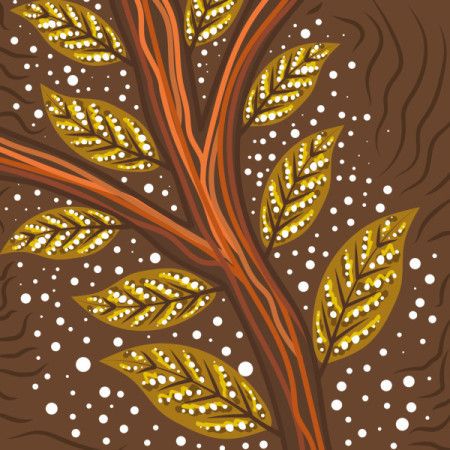 Aboriginal-Inspired Tree of Life Artwork