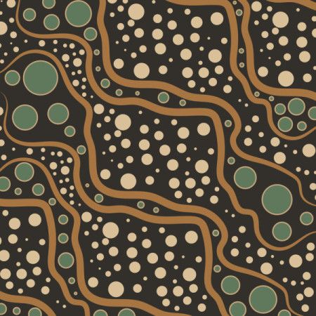 Pathways of the Land Aboriginal Artwork Illustration