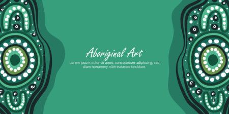 Personalized text artwork featuring Aboriginal-style design