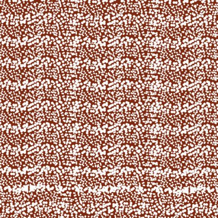 Illustration featuring a pattern design inspired by Aboriginal dot art.