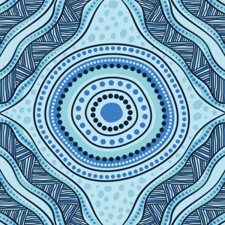 Aboriginal-Inspired Water Dreaming Design