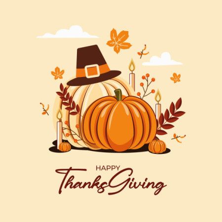 Happy Thanksgiving Illustration