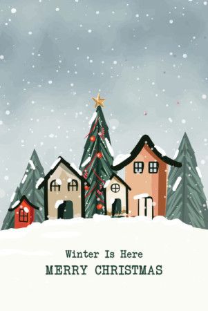 Snowy Christmas Village