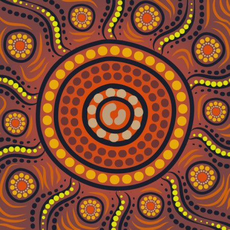 Radiant Tribal Sunburst - Artwork Illustration